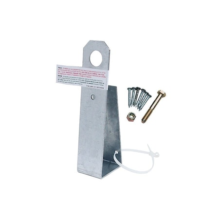 Super Anchor Safety 2x4 Evac Anchor Kit 11ga Zinc Plated Steel - Single Pack 1062